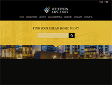 Tablet Screenshot of jeffersonadvisors.com